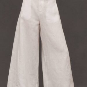 by anthropologie linen palazzo pants